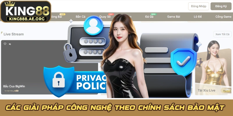 Các giải pháp công nghệ theo chính sách bảo mật 