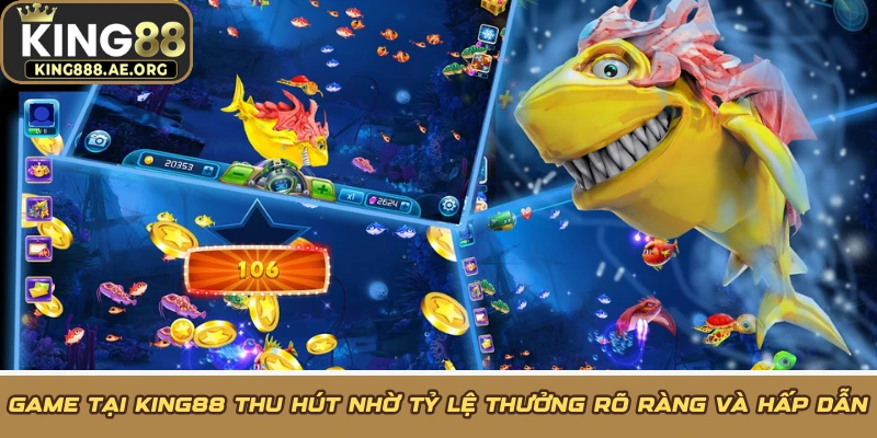Game tại KING88 thu hút nhờ tỷ lệ thưởng rõ ràng và hấp dẫn