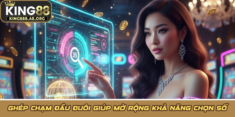 Ghép chạm đầu đuôi giúp mở rộng khả năng chọn số